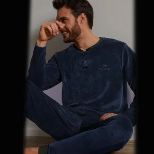 Pigiama Uomo Admas 55261 Blu