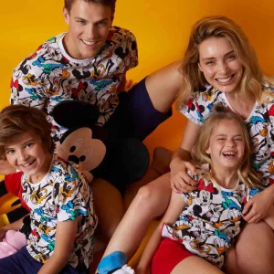 Pigiama Disney Family Uomo Donna Bimbo Bimba 55441 - 55988