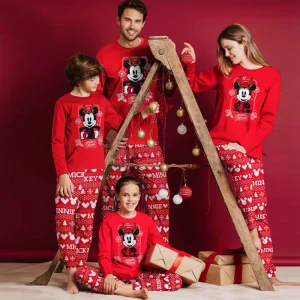 Pigiama Natalizio Disney Family coordinato Uomo Donna Bimbo Bimba art 56438 5698