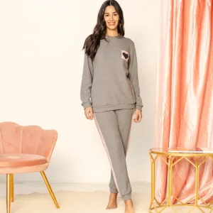 Pigiama Donna in Punto Milano art kissimo 25035 grigio