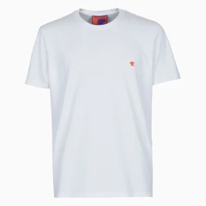 T-Shirt Girocollo Gallo Bianca