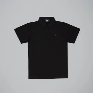 Polo After Label Nera da Uomo