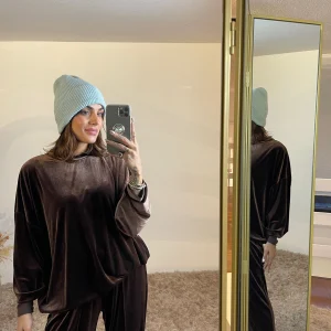 Beanie hat verde acqua