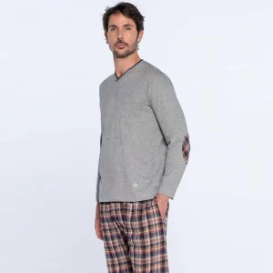 Guasch Pigiama Uomo invernale Caldo cotone PZ421 D804