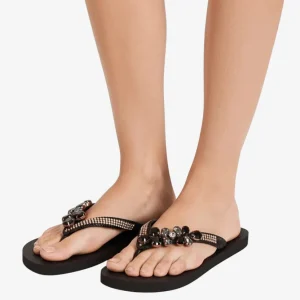 Infradito Nero Elegante Donna