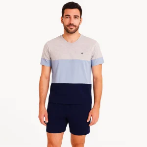 Pigiama Uomo estivo Liu jo in cotone DL 510 multicolor