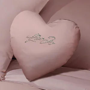 Cuscino arredo cuore Luce Liu Jo in raso Tinta unita (+ COLORI)