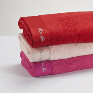 Set asciugamani viso e ospite in spugna LIU JO art LUCENTE (+colori)