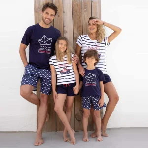 Pigiama Admas Marine Family Uomo Donna Bimbo Bimba