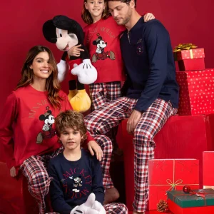 Pigiama Natalizio Disney Family coordinato Uomo Donna Bimbo Bimba art 62195 62686
