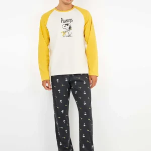 Pigiama Uomo invernale Snoopy - Gisela 0343