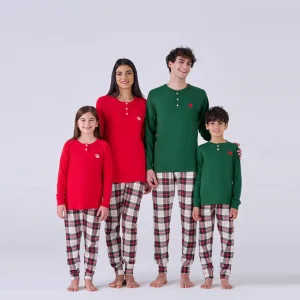 Pigiama Natalizio Family coordinato Uomo Donna Bimbo Bimba Pigiamiamoci