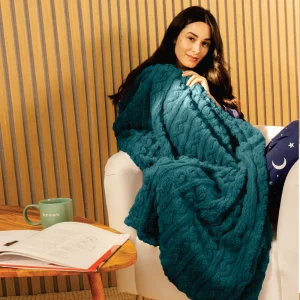 Coperta Plaid Kissimo art holly Intreccio