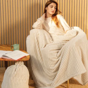 Coperta Plaid Kissimo art joy millerighe