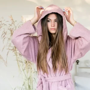 Accappatoio microspugna unisex art Giulia di Rebecca Home