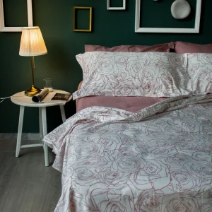 Completo Lenzuola matrimoniale Rosarum 4 Federe Maestri Cotonieri Home + colori