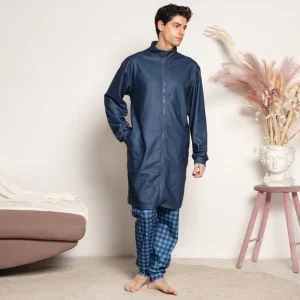 Vestaglia invernale Uomo Kissimo Biancaluna in pile 03007