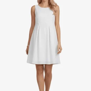 Abito Midi Olivia Gold Lycra Operata Svasato